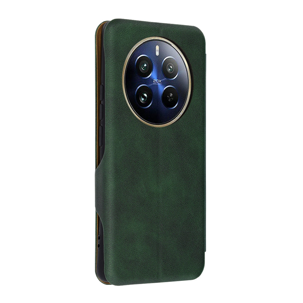 Husa de protectie Techsuit Safe Wallet Plus compatibil cu Realme 12 Pro / 12 Pro+, Verde