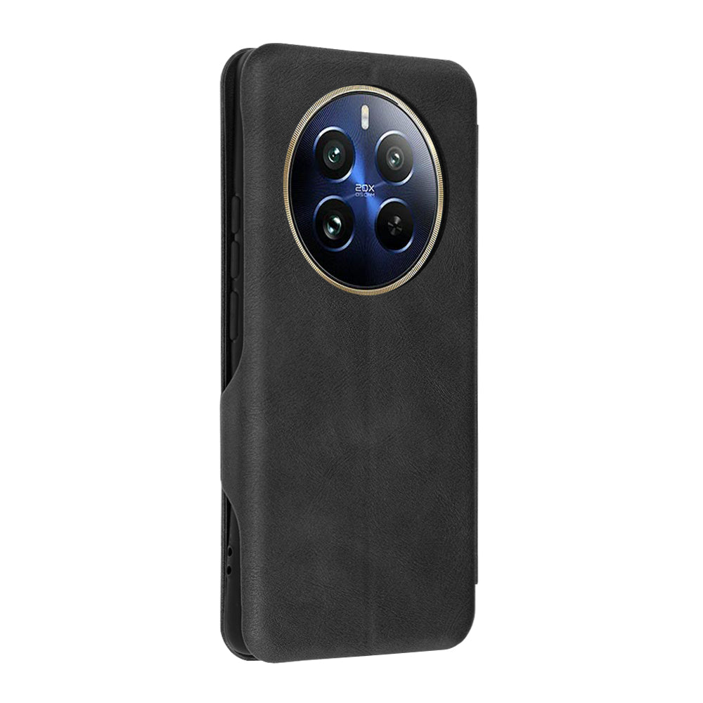 Husa de protectie Techsuit Safe Wallet Plus compatibil cu Realme 12 Pro / 12 Pro+, Negru