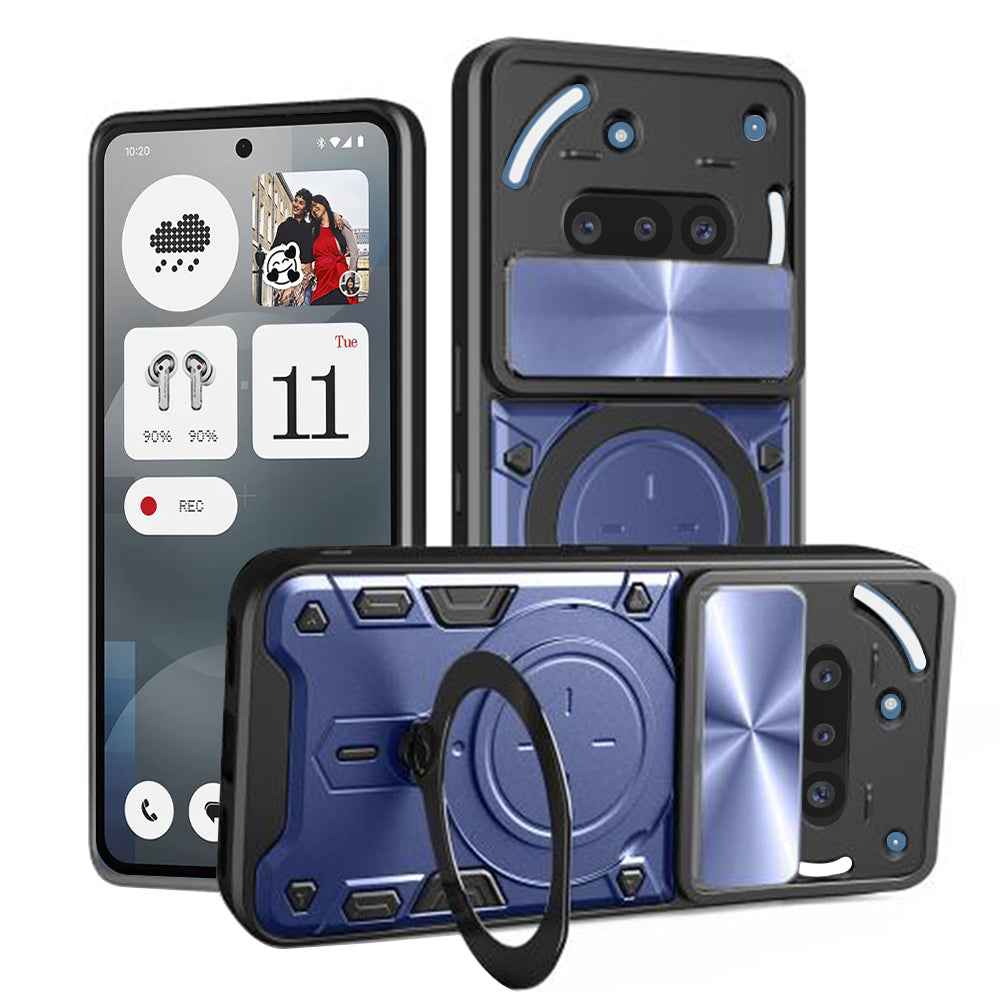 Husa de protectie Techsuit CamGuard Pro compatibil cu Nothing Phone (3a), Albastru
