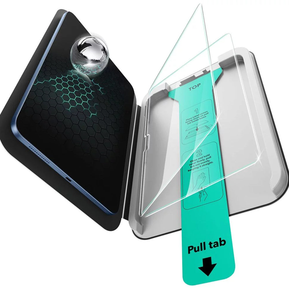 Husa de protectie tableta ESR Tempered Glass Screen Protector UltraFit Tray (set de 2) compatibil cu iPad 10 (2022) 10.9 / 11 (2025) / 12 (2026), Transparent
