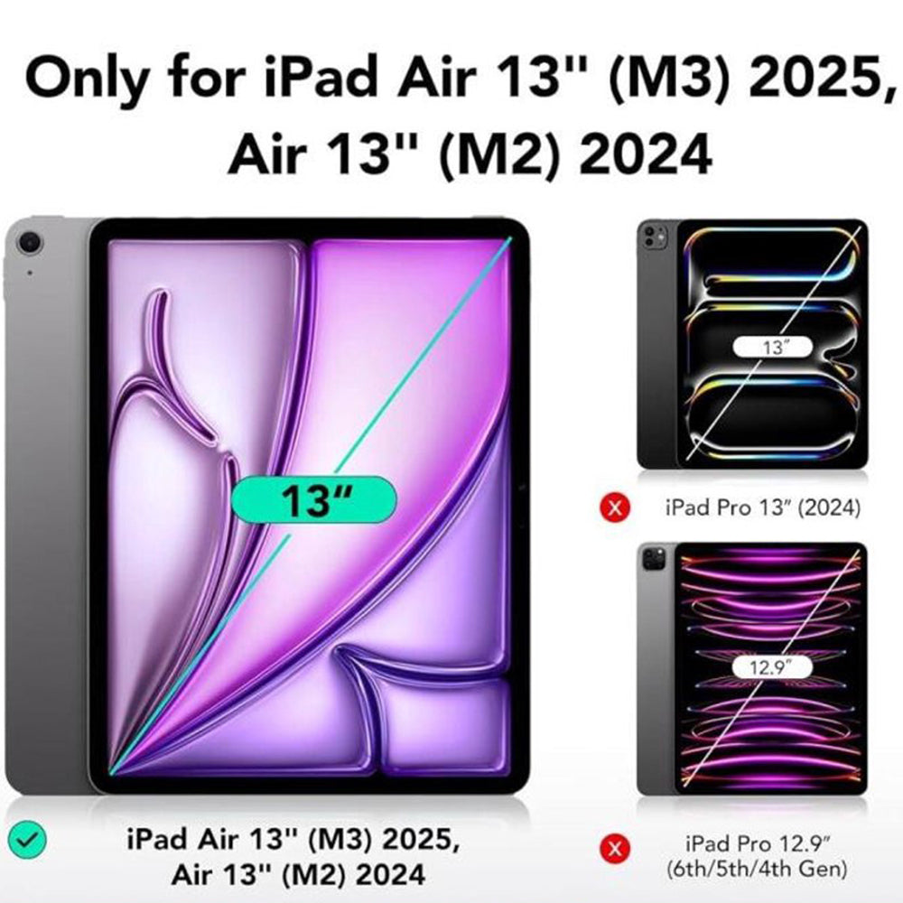 Husa de protectie tableta ESR Armorite Screen Protector UltraFit Tray (set de 2) compatibil cu iPad Air 13 (2024) / Air 13 (2025) / Air 13 (2026), Transparent