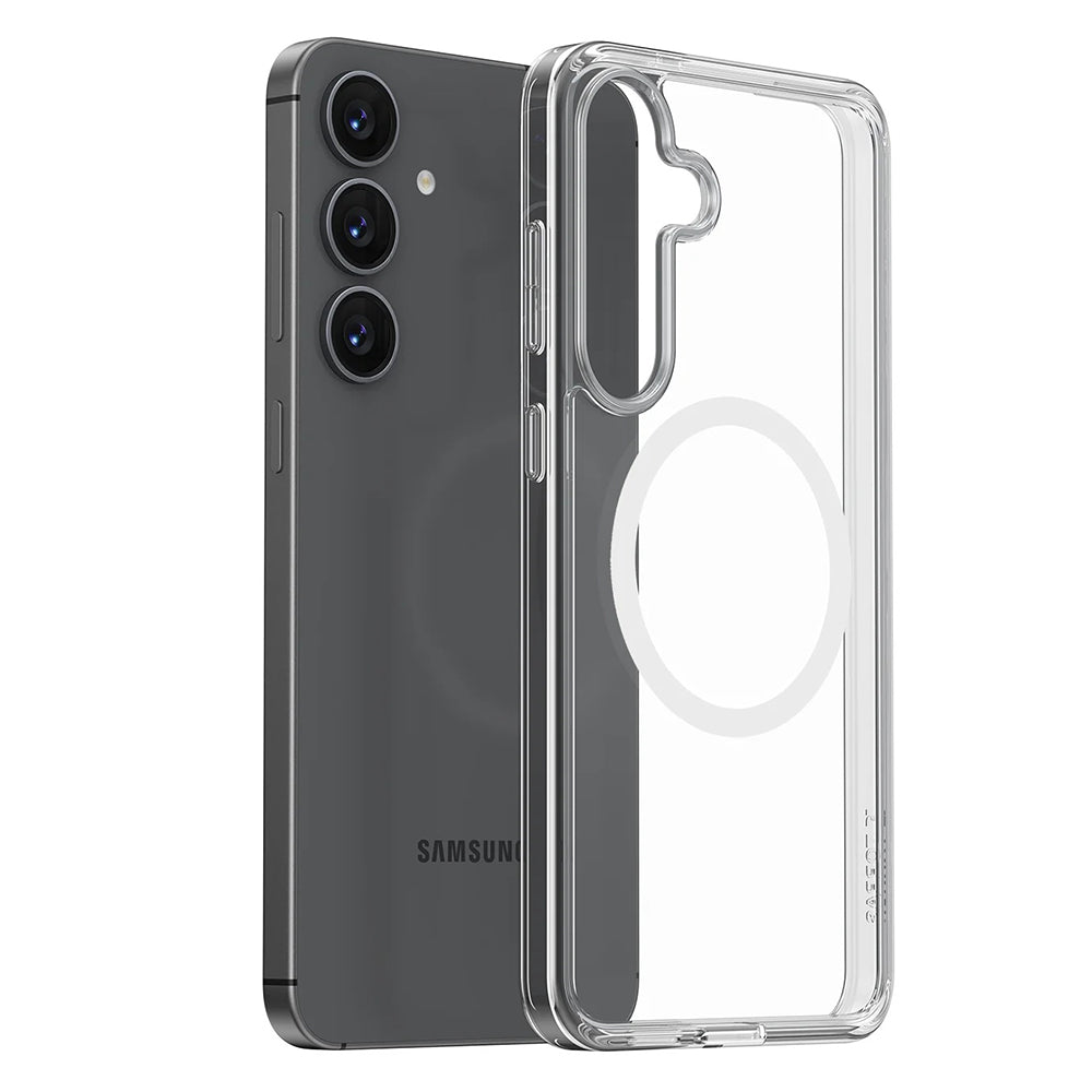 Husa de protectie Torras Guardian Magnetic Series compatibil cu Samsung Galaxy S25, Transparent