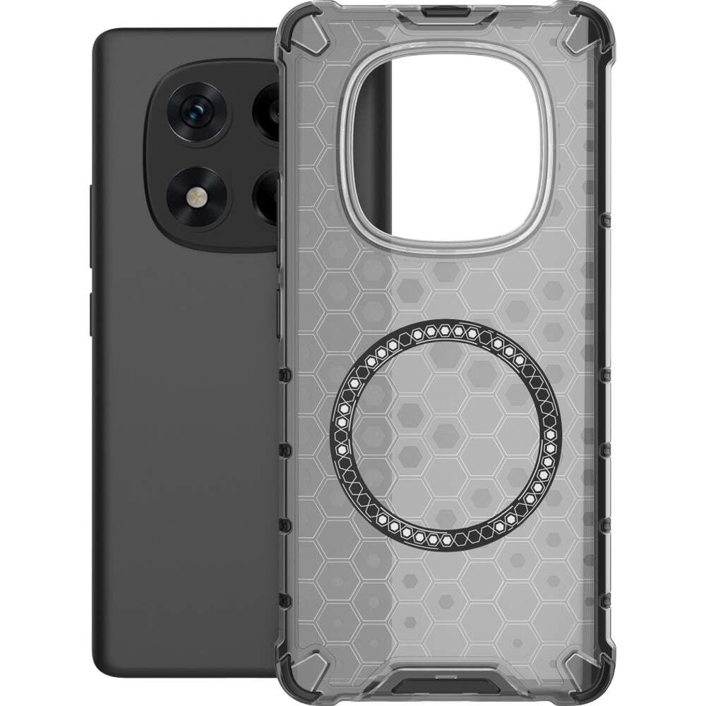 Husa de protectie Techsuit HoneyComb Shield MagSafe compatibil cu Xiaomi Redmi Note 14 Pro 4G, Negru