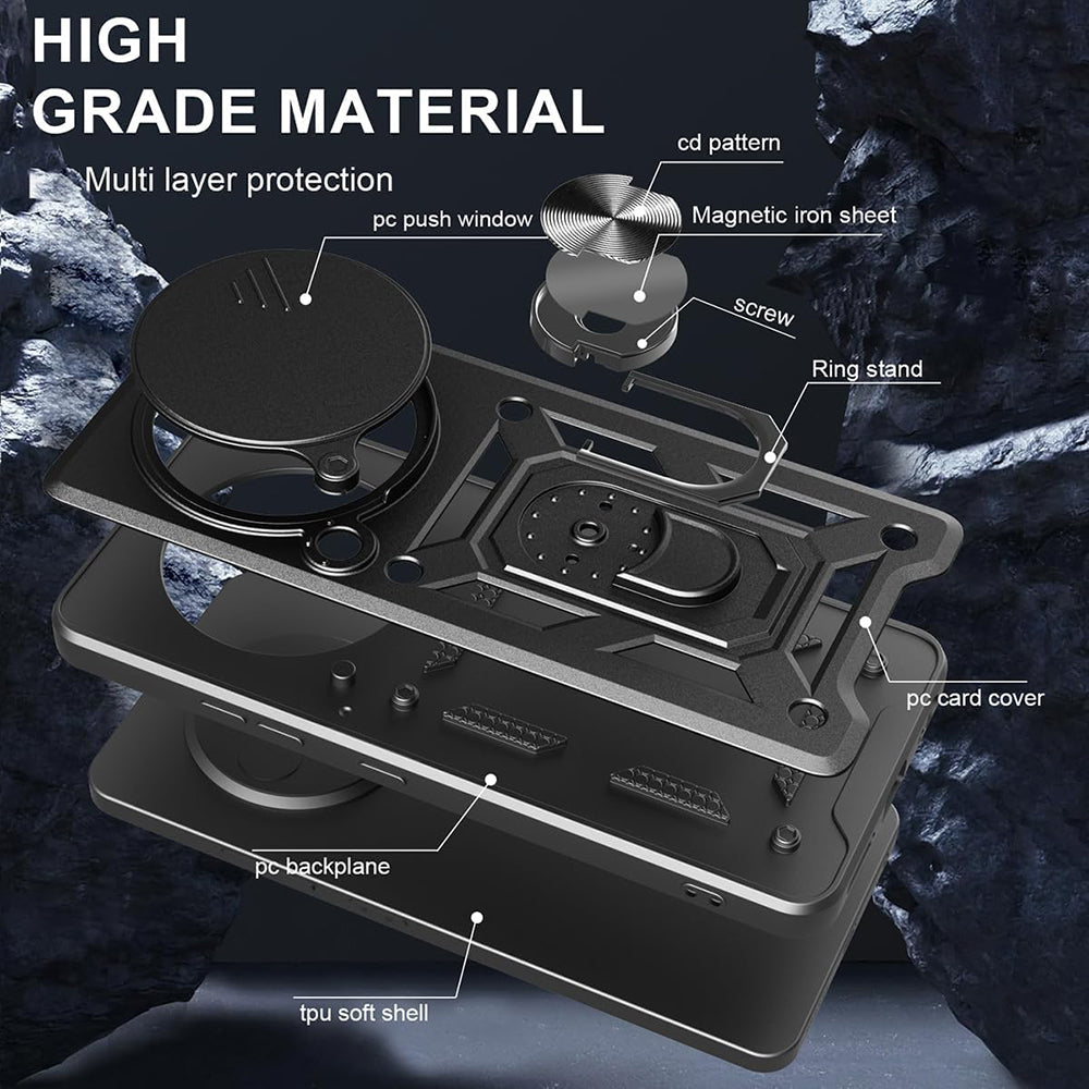 Husa de protectie Techsuit CamShield Series compatibil cu Xiaomi Redmi A5 4G (Standard), Negru