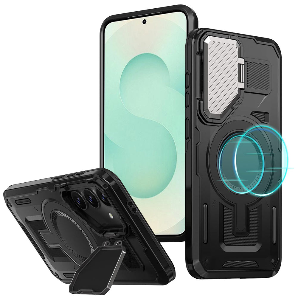 Husa de protectie Techsuit CamVault MagSafe compatibil cu Samsung Galaxy S25 Plus, Negru