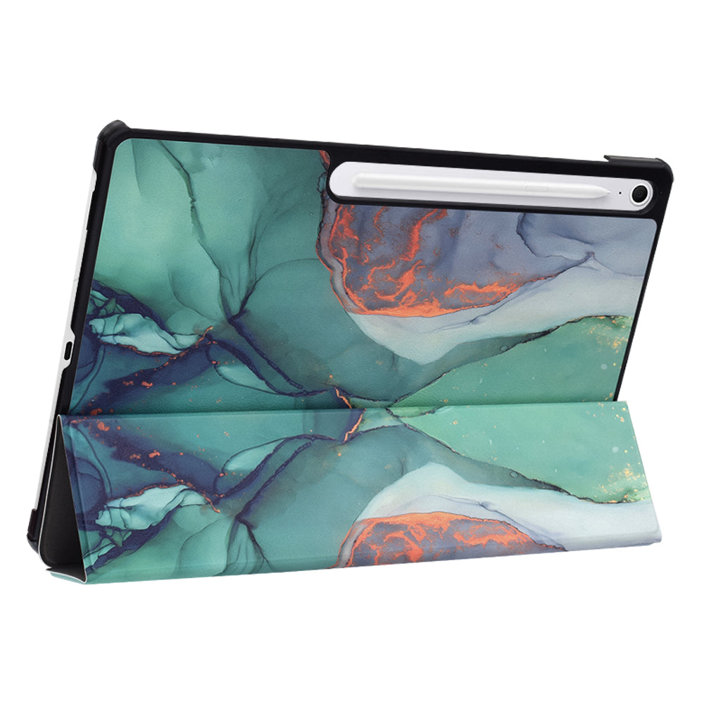 Husa de protectie tableta Techsuit FoldPro compatibil cu Samsung Galaxy Tab S10 FE Plus, Verde Time
