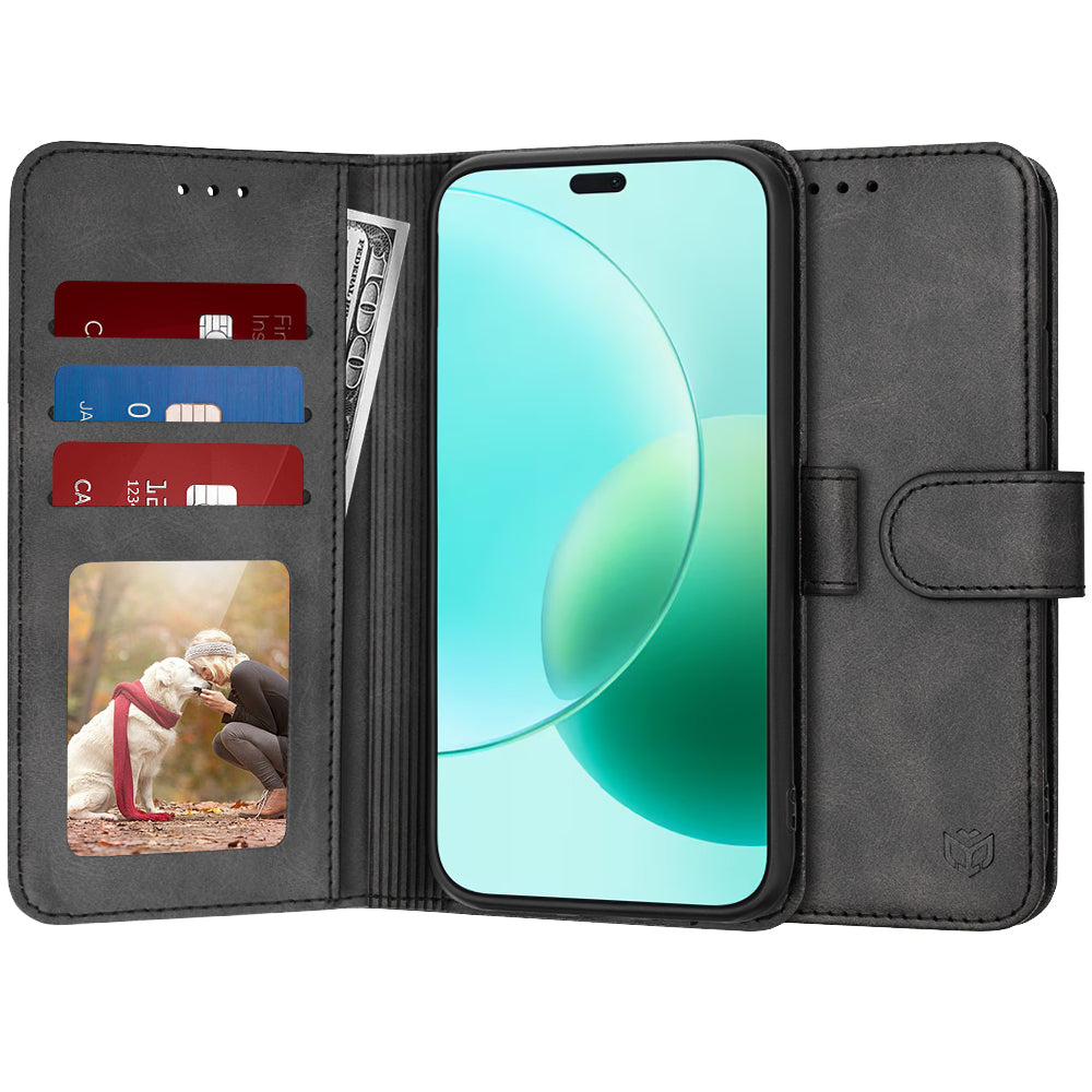 Husa de protectie Techsuit Diary Book compatibil cu Honor 400 Lite, Negru