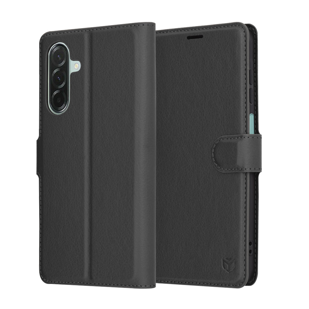 Husa de protectie Techsuit Leather Folio compatibil cu Samsung Galaxy A26 5G, Negru