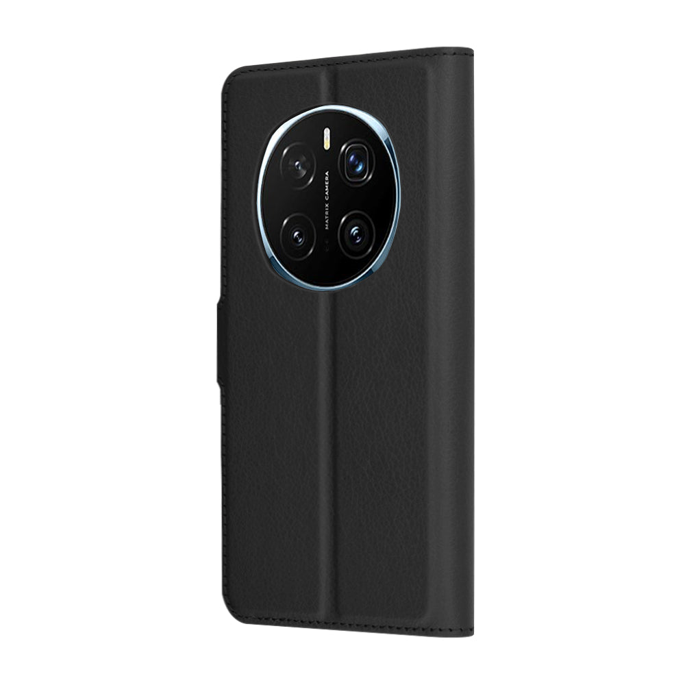 Husa de protectie Techsuit Leather Folio compatibil cu Honor Magic7 Pro, Negru