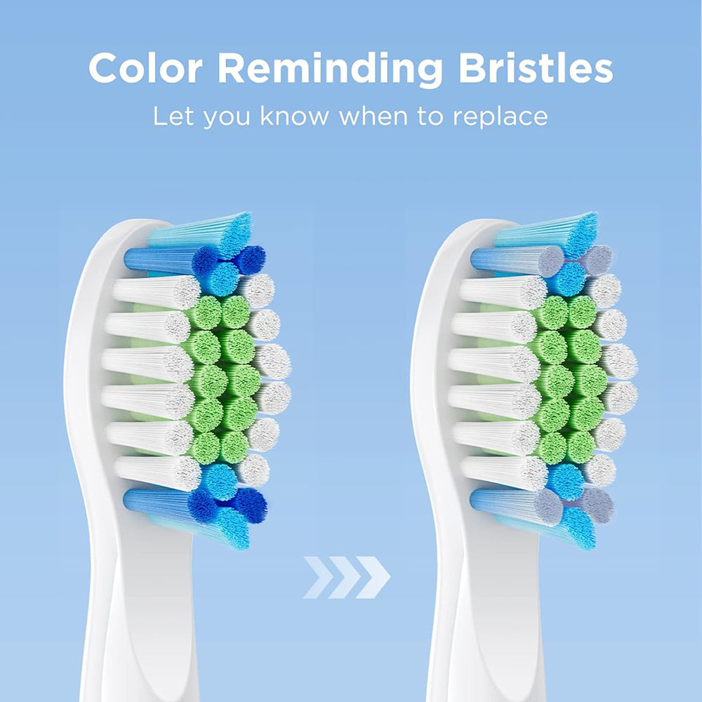 Bitvae Toothbrush Heads (SDD2), For Bitvae D2, x4, Alb