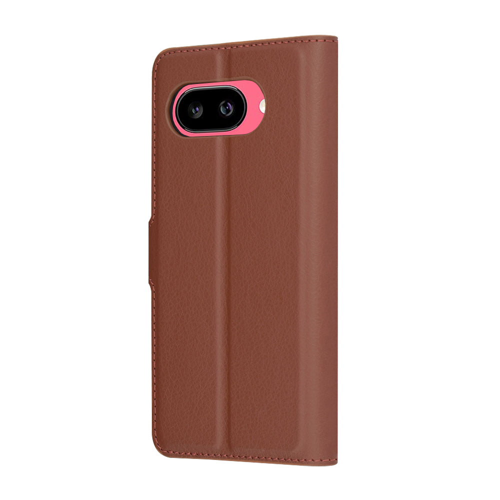 Husa de protectie Techsuit Leather Folio compatibil cu Google Pixel 9a, Maro