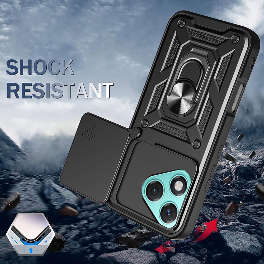 Husa de protectie Techsuit CamShield Series compatibil cu Honor 400 Lite, Albastru