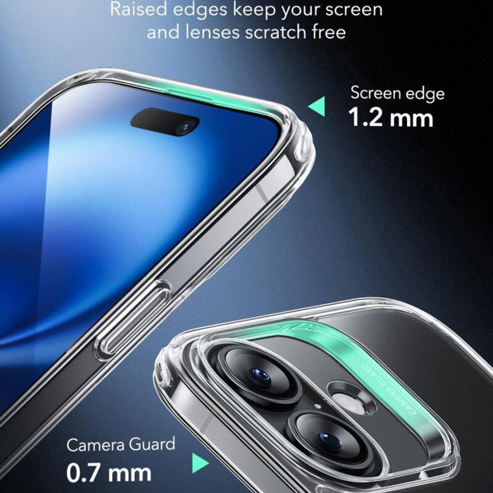 Husa de protectie ESR Classic Hybrid HaloLock compatibil cu iPhone 16, Transparent