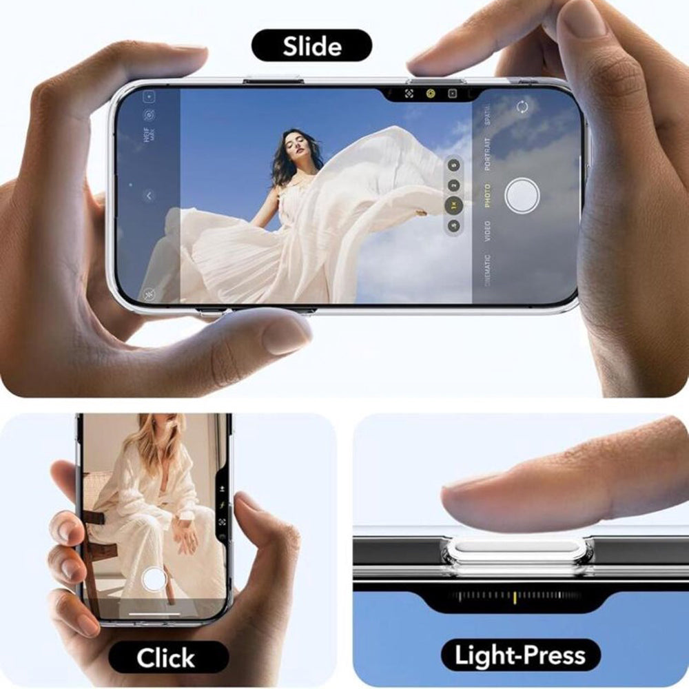 Husa de protectie ESR Classic Hybrid HaloLock Kickstand compatibil cu iPhone 16 Pro, Negru Mat