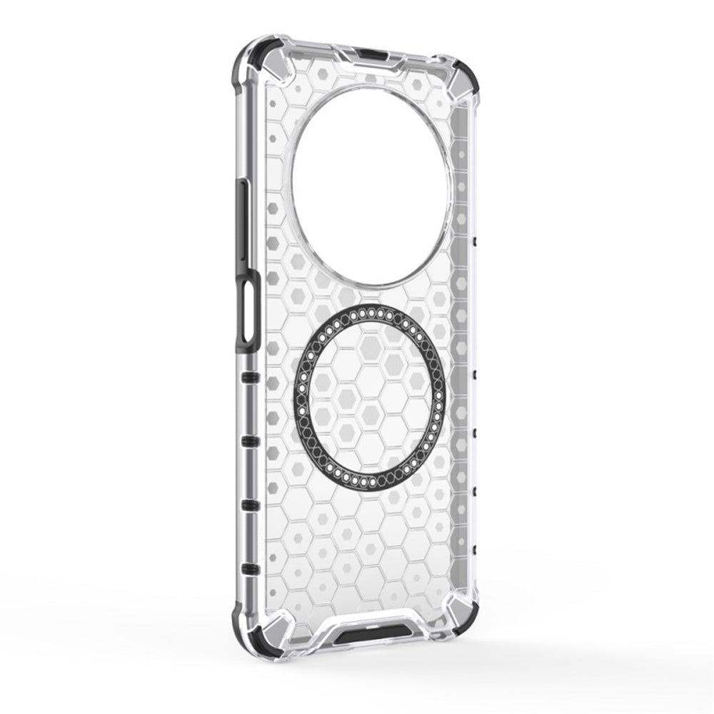 Husa de protectie Techsuit HoneyComb Shield MagSafe compatibil cu Xiaomi Redmi 14C / Poco C75, Alb