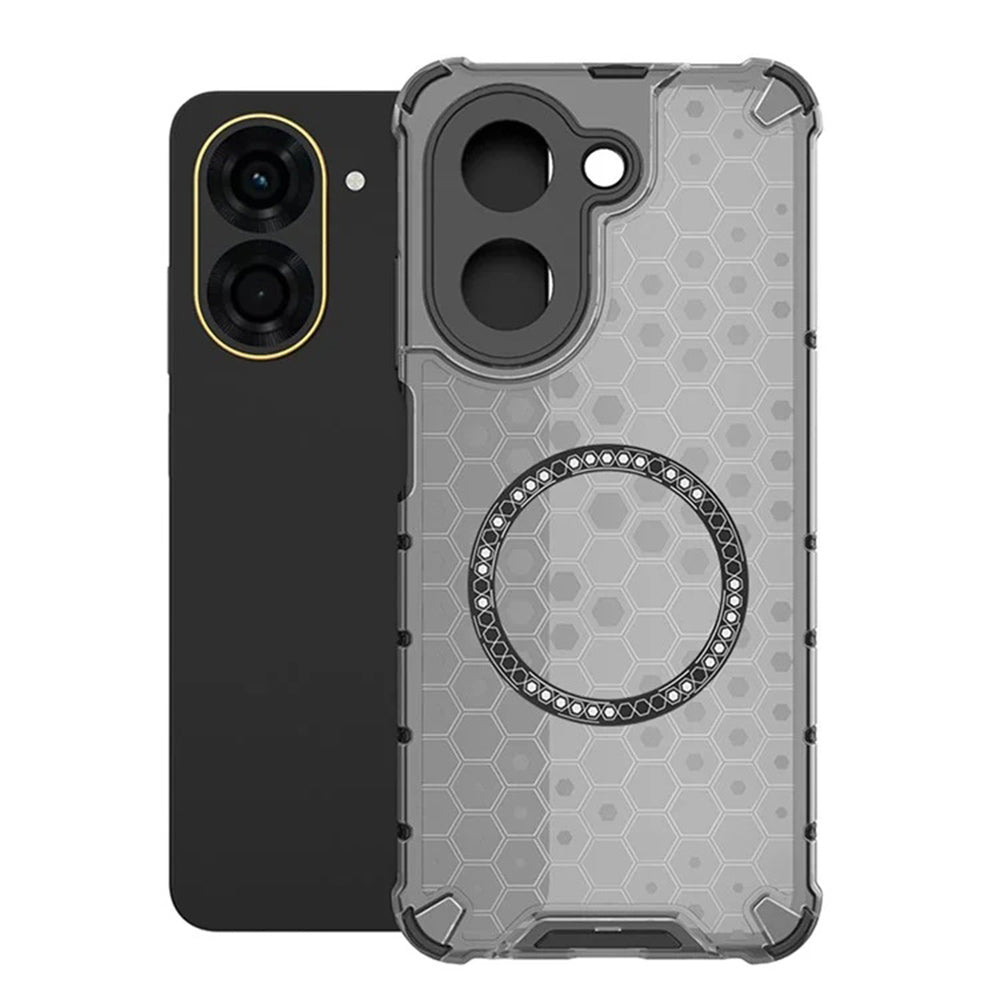Husa de protectie Techsuit HoneyComb Shield MagSafe compatibil cu Xiaomi Redmi A5 4G (Regional), Negru