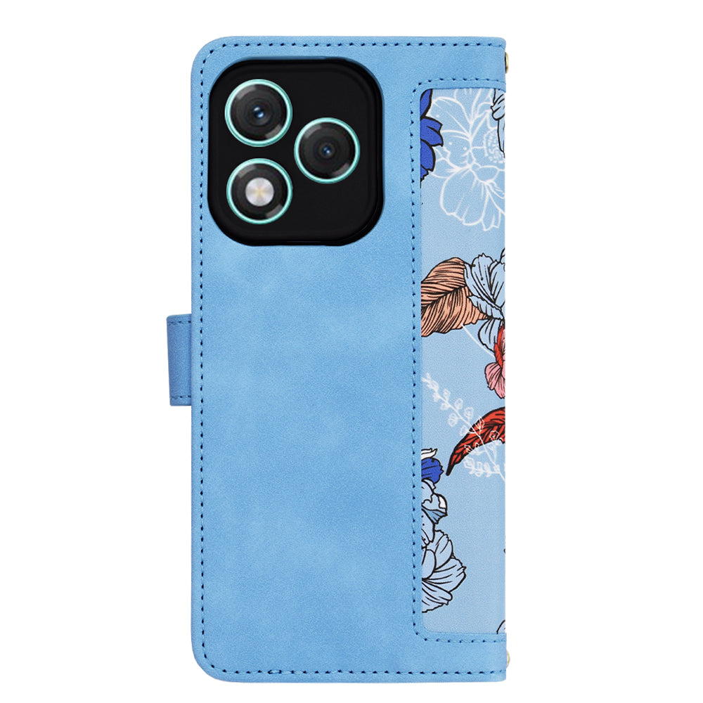 Husa de protectie Techsuit FlipCraft compatibil cu Honor 400 Lite, Vibrant Blue