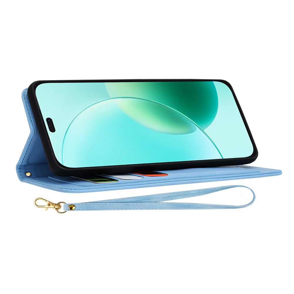 Husa de protectie Techsuit FlipCraft compatibil cu Honor 400 Lite, Vibrant Blue