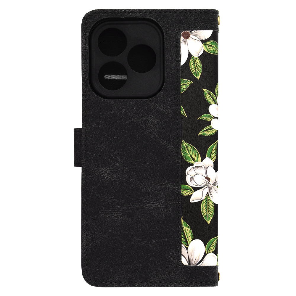 Husa de protectie Techsuit FlipCraft compatibil cu Honor 400 Lite, Flowers of the Dawn