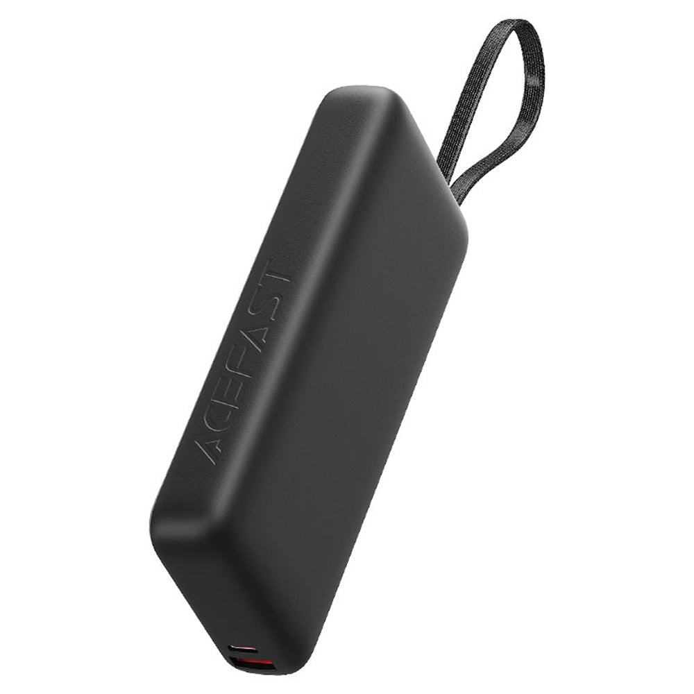 Baterie externa Acefast (M22-20000), with Cable, Type-C, 20000mAh, 74Wh, PD130W, Two-Way Fast Charging, LED Display, Negru
