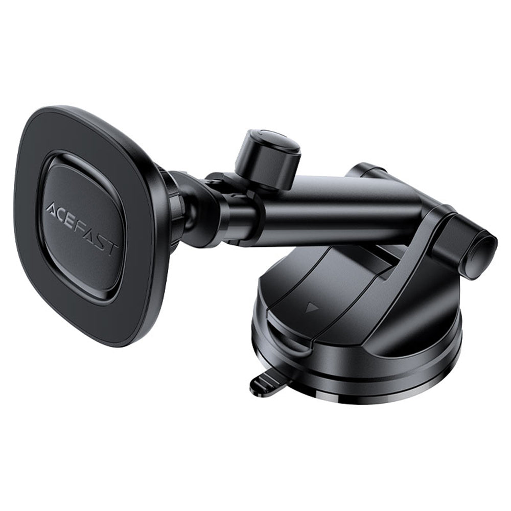 Suport Acefast (D45), for Dashboard/Windshield, Strong Magnetic Grip, Telescopic Rod, Non-Slip Pad, 4.7 - , Negru