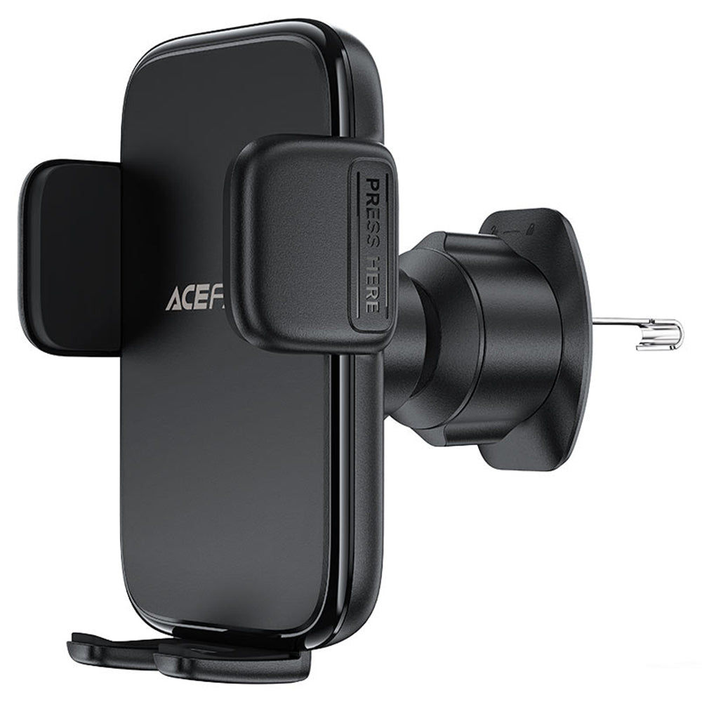 Suport Acefast (D27), for Air Vent, Free Rotation, Multi-Angle Adjustment, Lock Clip, for 4.5 - , Negru