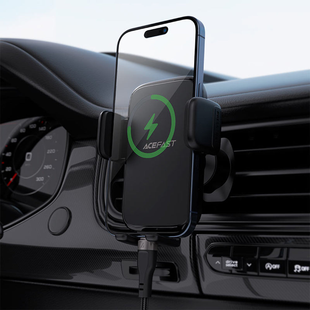 Suport Acefast (D27), for Air Vent, Free Rotation, Multi-Angle Adjustment, Lock Clip, for 4.5 - , Negru