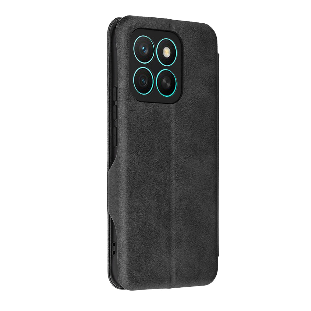 Husa de protectie Techsuit Safe Wallet Plus compatibil cu Honor X8c, Negru