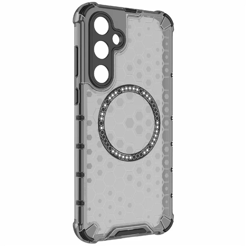 Husa de protectie Techsuit HoneyComb Shield MagSafe compatibil cu Samsung Galaxy A55 5G, Negru
