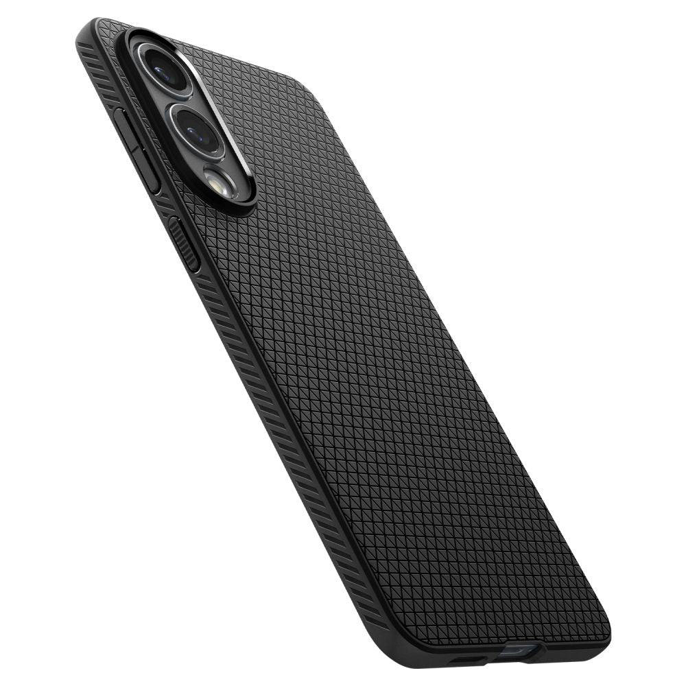 Husa de protectie Spigen Liquid Air (ACS09420) compatibil cu Samsung Galaxy S25 Edge, Negru Mat