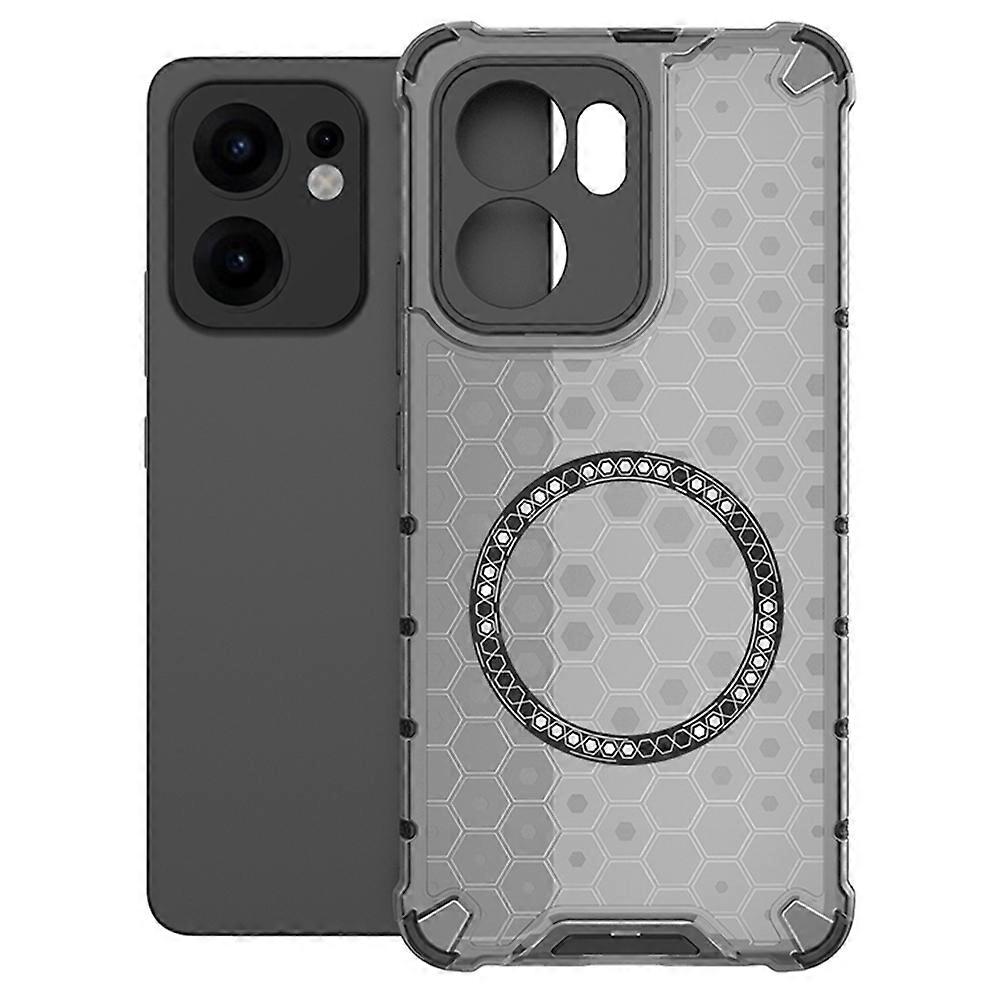 Husa de protectie Techsuit HoneyComb Shield MagSafe compatibil cu Oppo Reno13 F 4G / Reno13 F 5G / Reno13 FS 5G, Negru