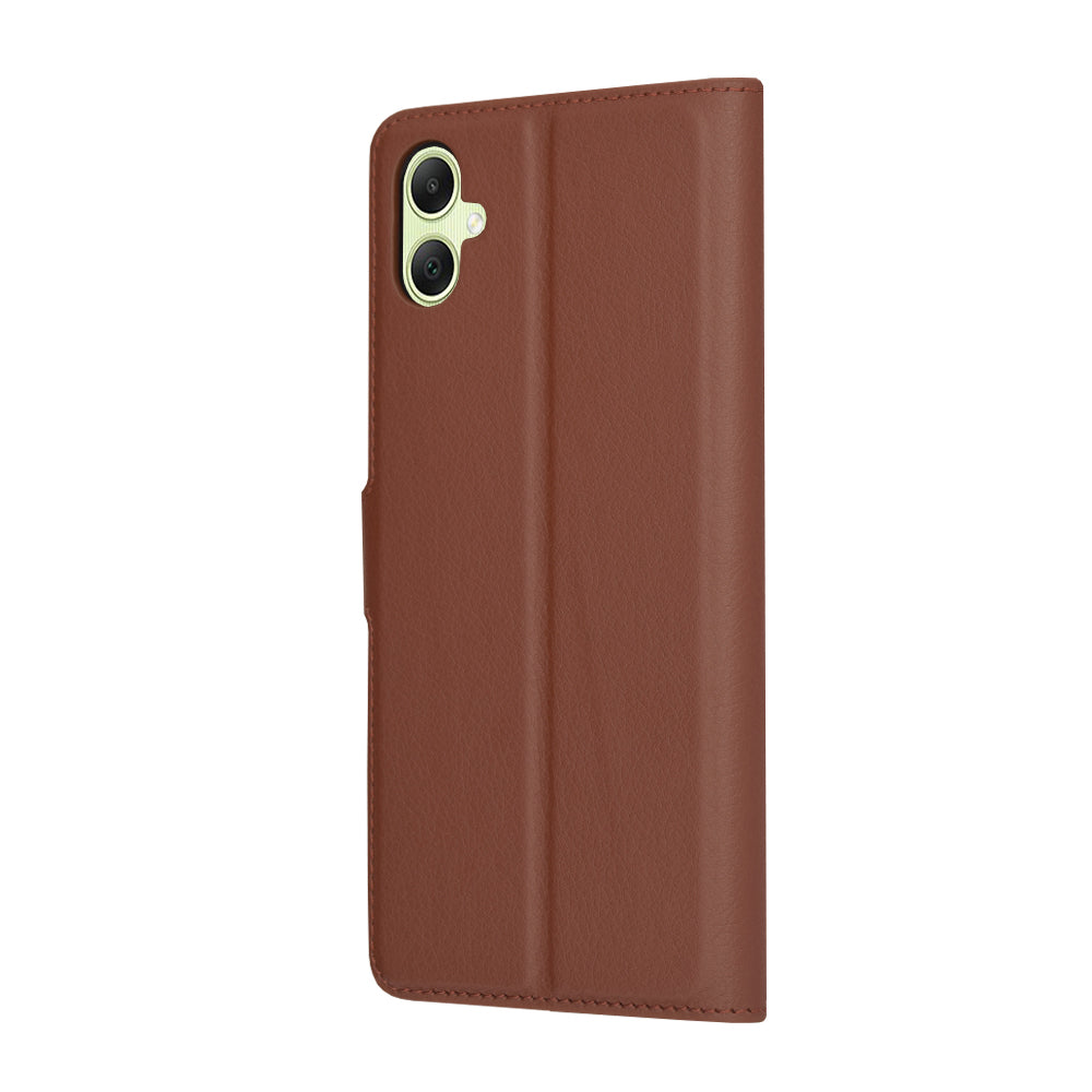 Husa de protectie Techsuit Leather Folio compatibil cu Samsung Galaxy A05, Maro