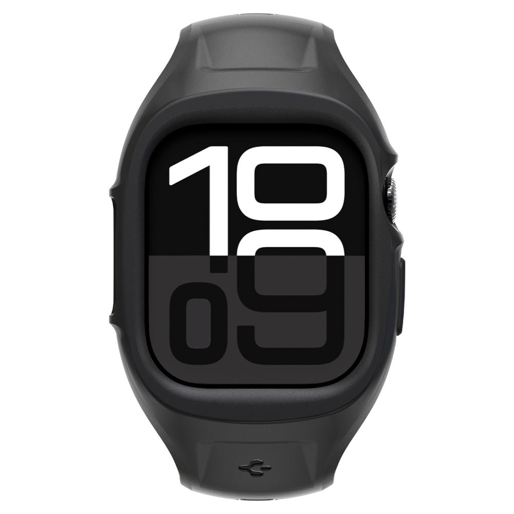 Accesoriu smartwatch Spigen Liquid Air Pro (ACS09317) compatibil cu Apple Watch 10 46mm / Watch 11 46mm, Negru Mat
