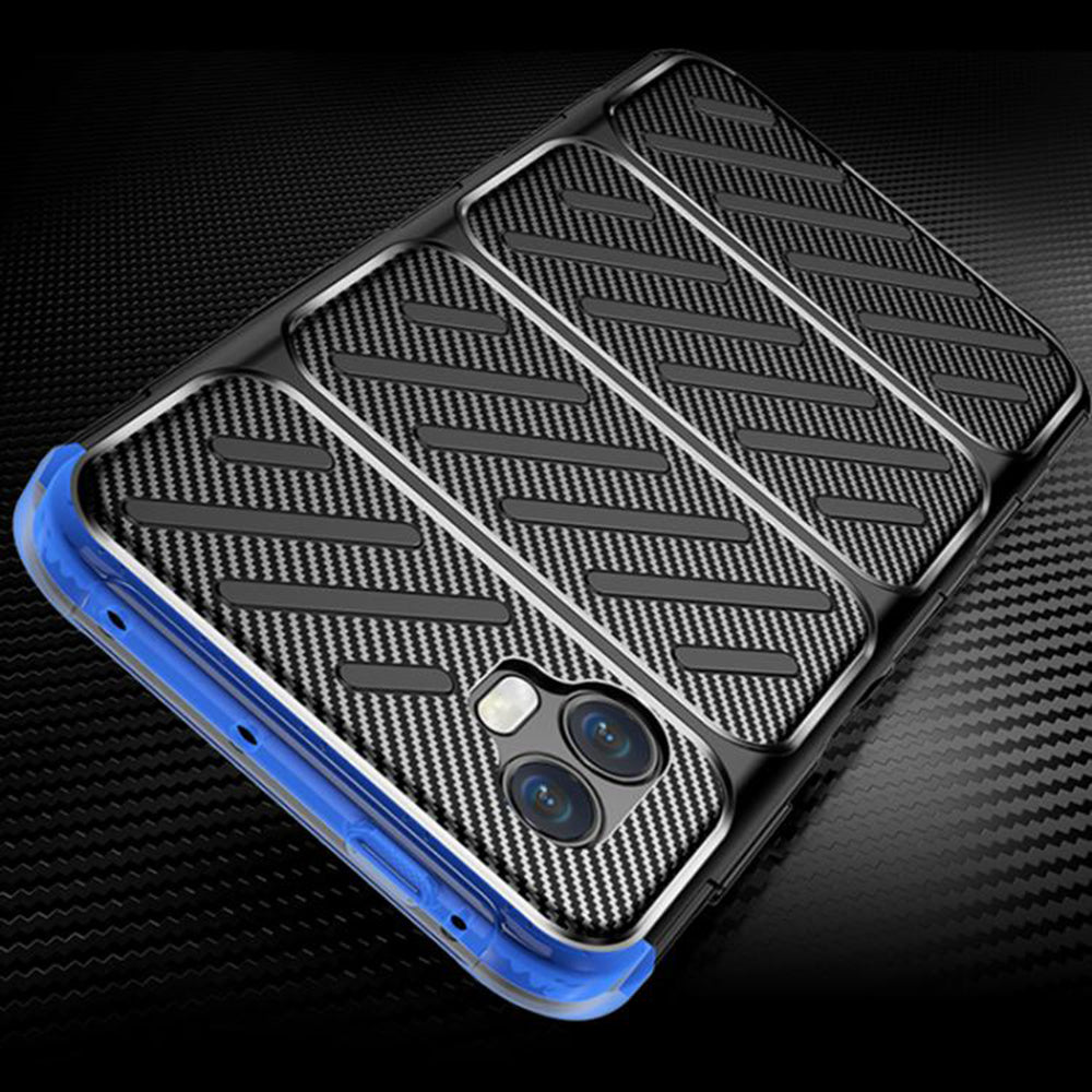 Husa de protectie Techsuit CarbonFiber compatibil cu Samsung Galaxy Xcover7 Pro, Negru