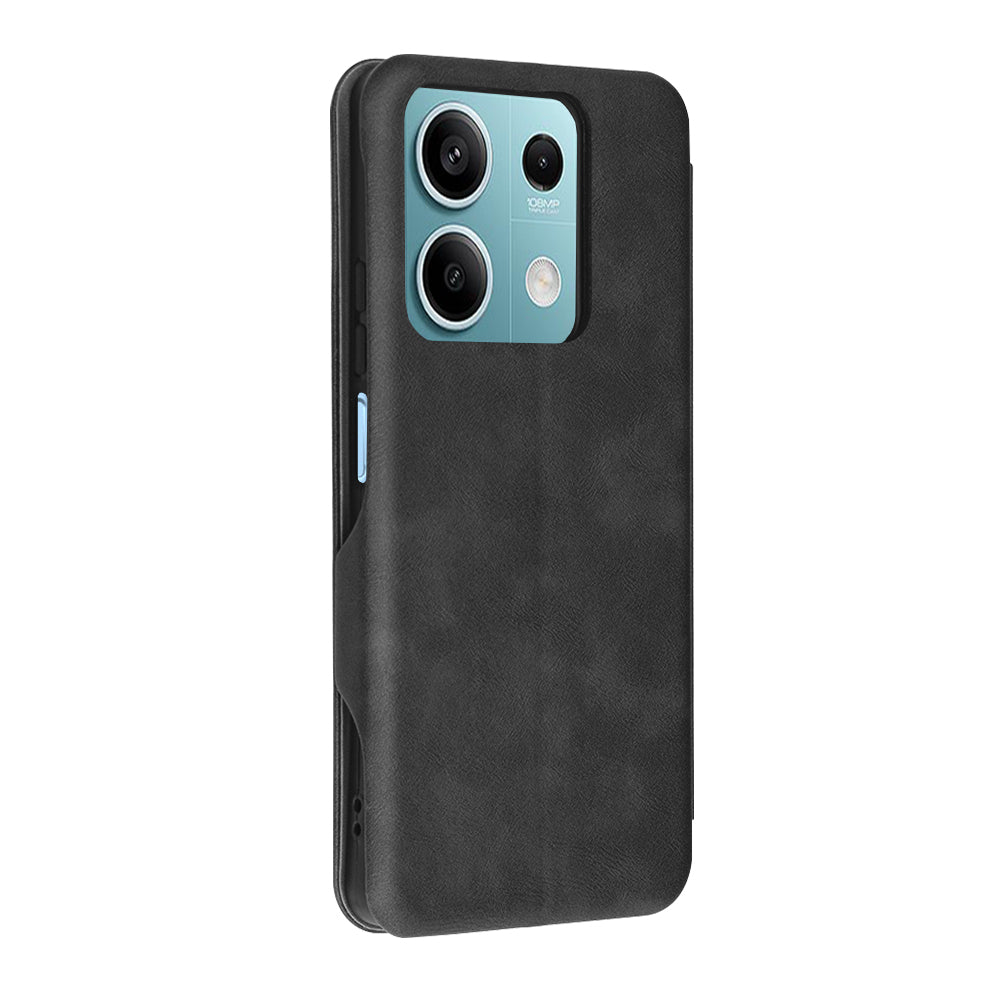 Husa de protectie Techsuit Safe Wallet Plus compatibil cu Xiaomi Redmi Note 13 5G, Negru
