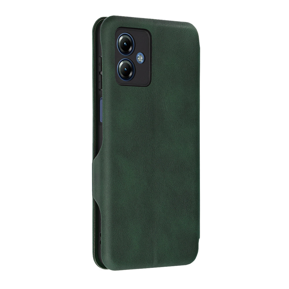 Husa de protectie Techsuit Safe Wallet Plus compatibil cu Motorola Moto G14, Verde