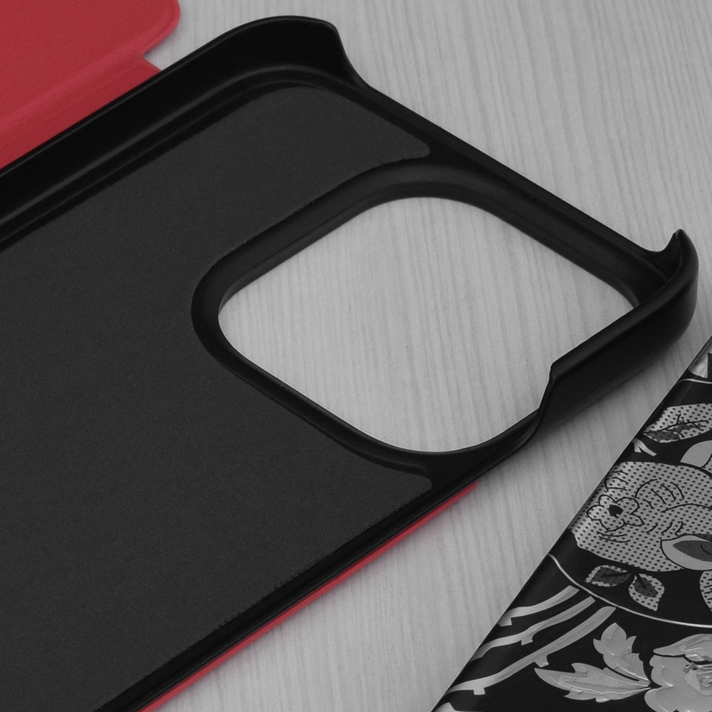 Husa de protectie Techsuit eFold Series compatibil cu Honor 400 Lite, Rosu