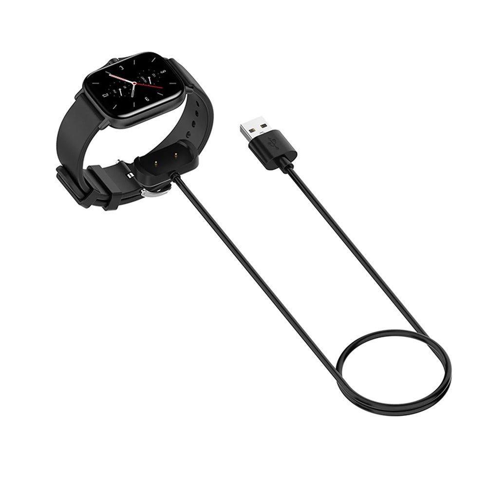 Incarcator Techsuit SmartWatch Wireless Charging Cable (THA6), for Amazfit GTR 2e SIM/T-Rex Pro/GTR 2e/GTS 2e/2 mini/Pop Pro, Negru