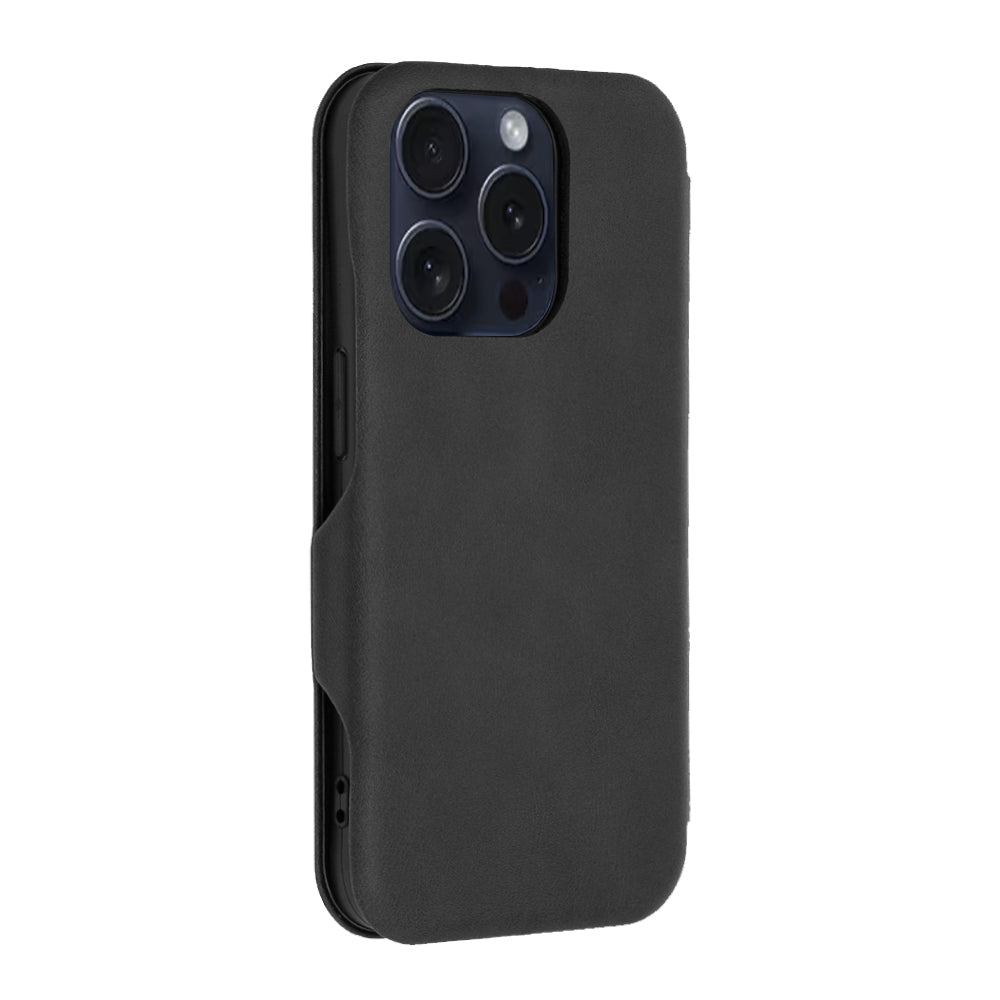 Husa de protectie Techsuit Safe Wallet Plus compatibil cu iPhone 15 Pro, Negru