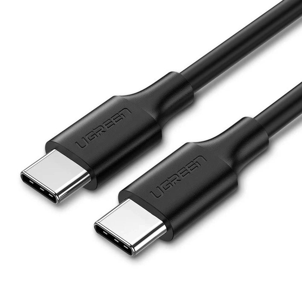 Cablu Ugreen US286 (50997), USB-C to USB-C, 3A, 60W, 1m, Negru