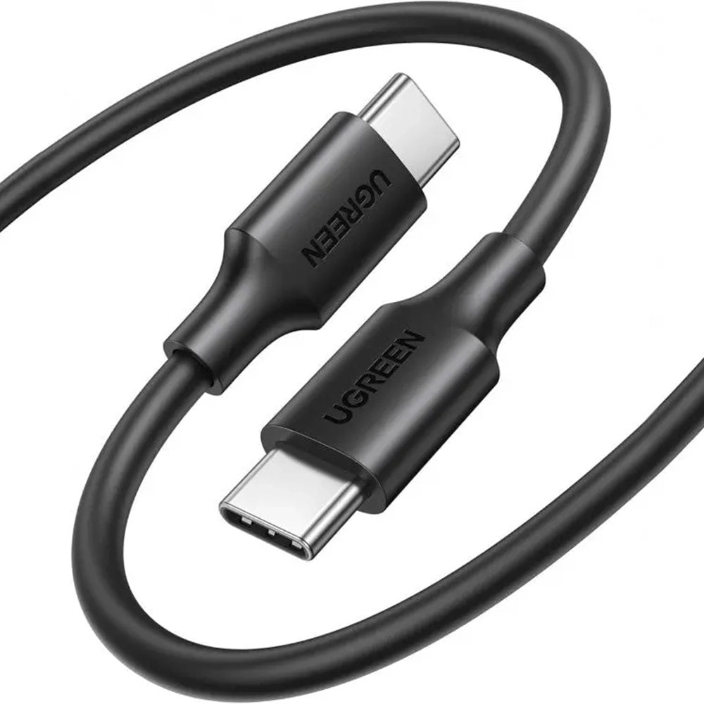Cablu Ugreen US286 (50997), USB-C to USB-C, 3A, 60W, 1m, Negru
