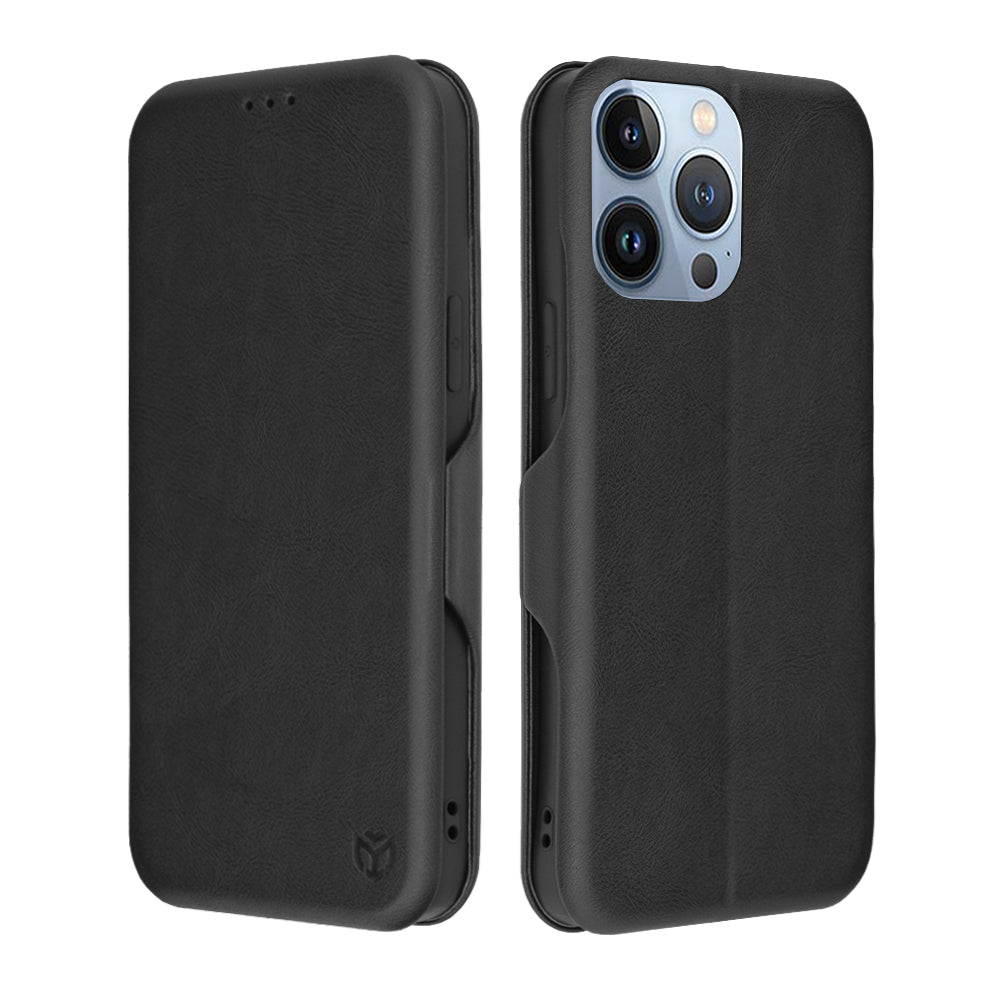 Husa de protectie Techsuit Safe Wallet Plus compatibil cu iPhone 13 Pro Max, Negru