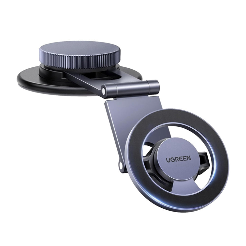 Suport Ugreen LP865 (45577), Magnetic Grip, for Dashboard, Universal, 360° Rotatable, Secure Fit, N52 Magnets, Negru