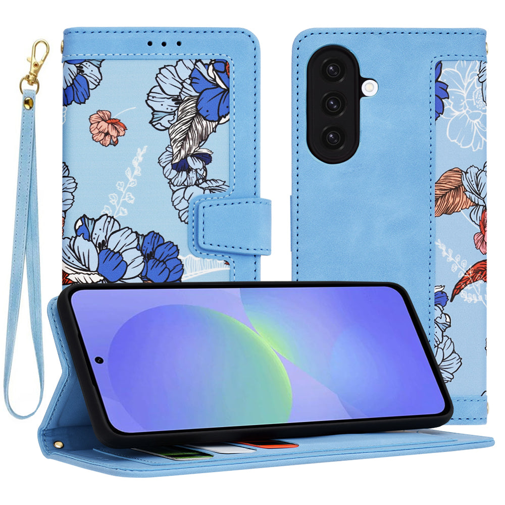 Husa de protectie Techsuit FlipCraft compatibil cu Samsung Galaxy A36 5G, Vibrant Blue