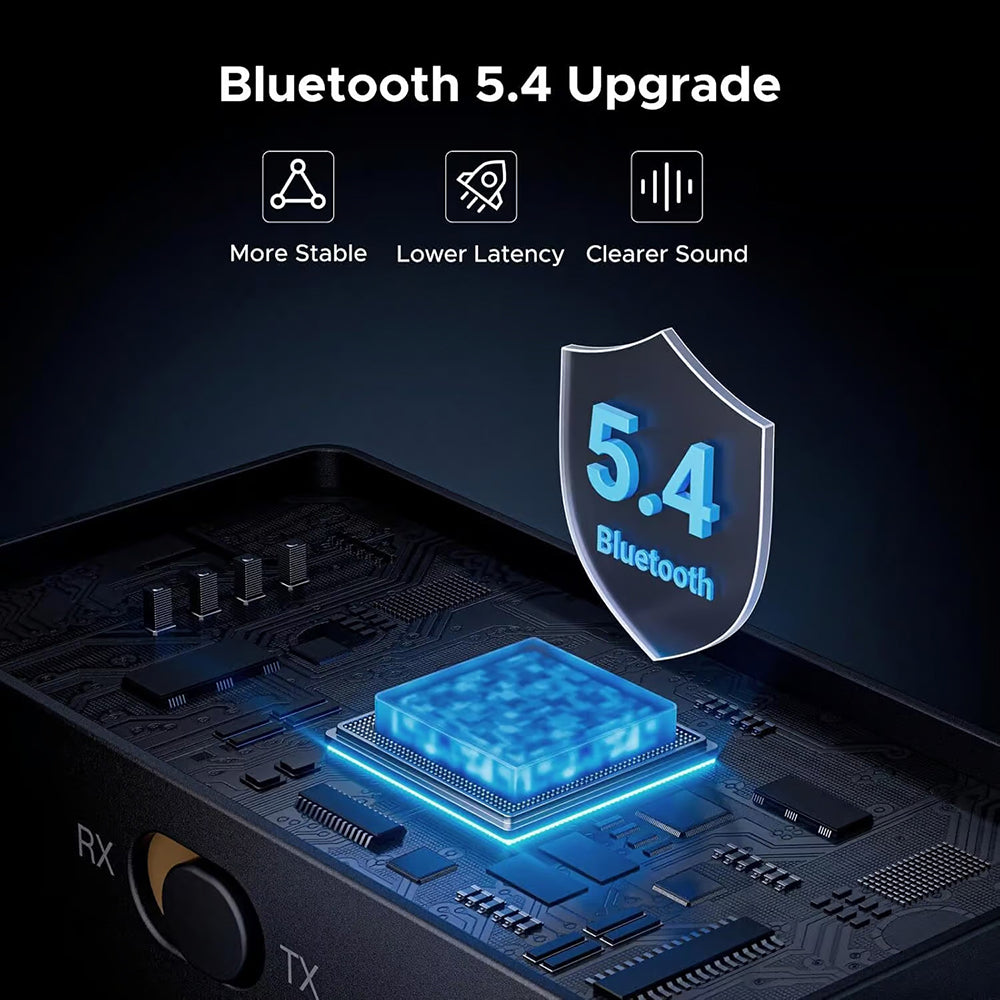 Gadget Ugreen Transmitter Audio Adapter BT303 (45236), with Mic, USB to Jack 3.5mm, Bluetooth 5.4, Led Display, Plug&Play, Negru