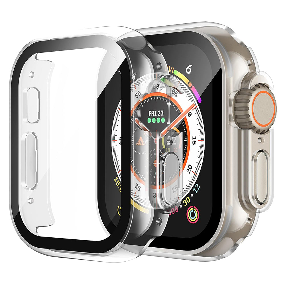 Folie de protectie smartwatch Techsuit Defense360 Pro + Screen Protector compatibil cu Apple Watch Ultra / Ultra 2 / Ultra 3, Transparent