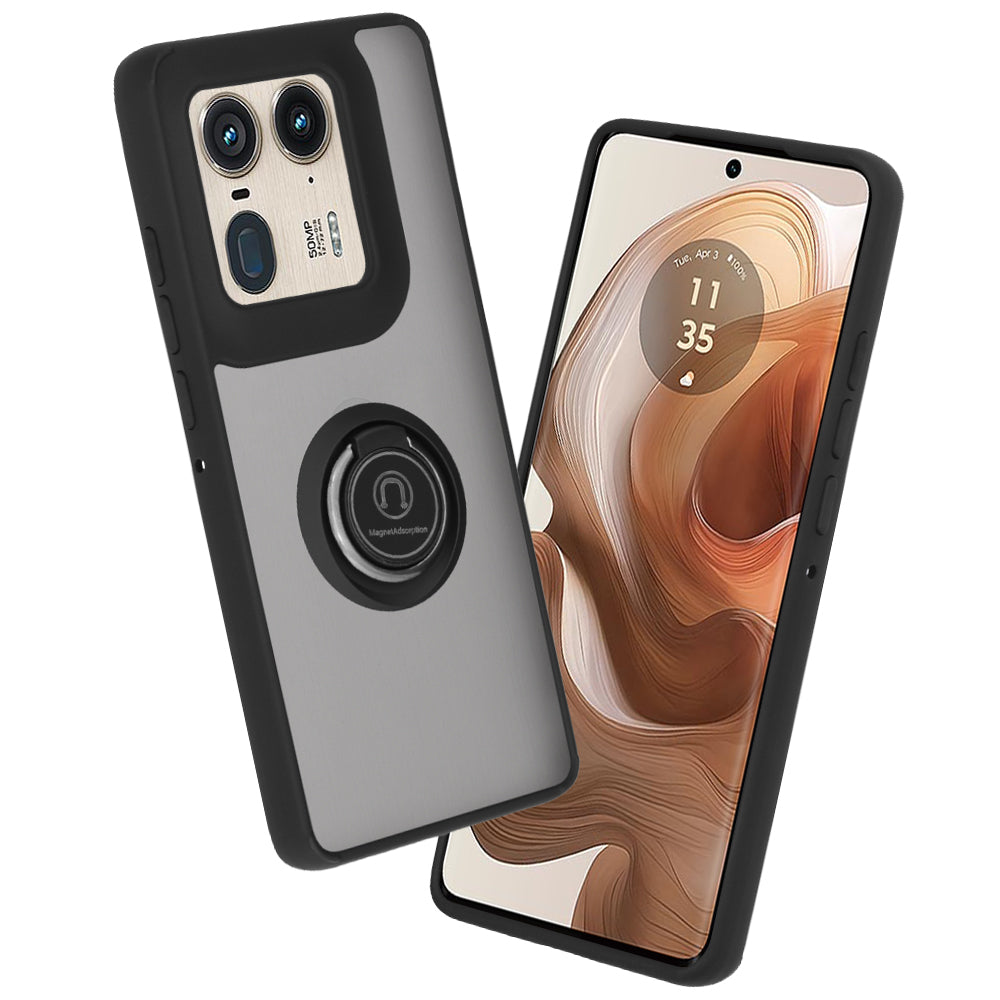 Husa de protectie Techsuit Glinth compatibil cu Motorola Edge 50 Ultra, Negru