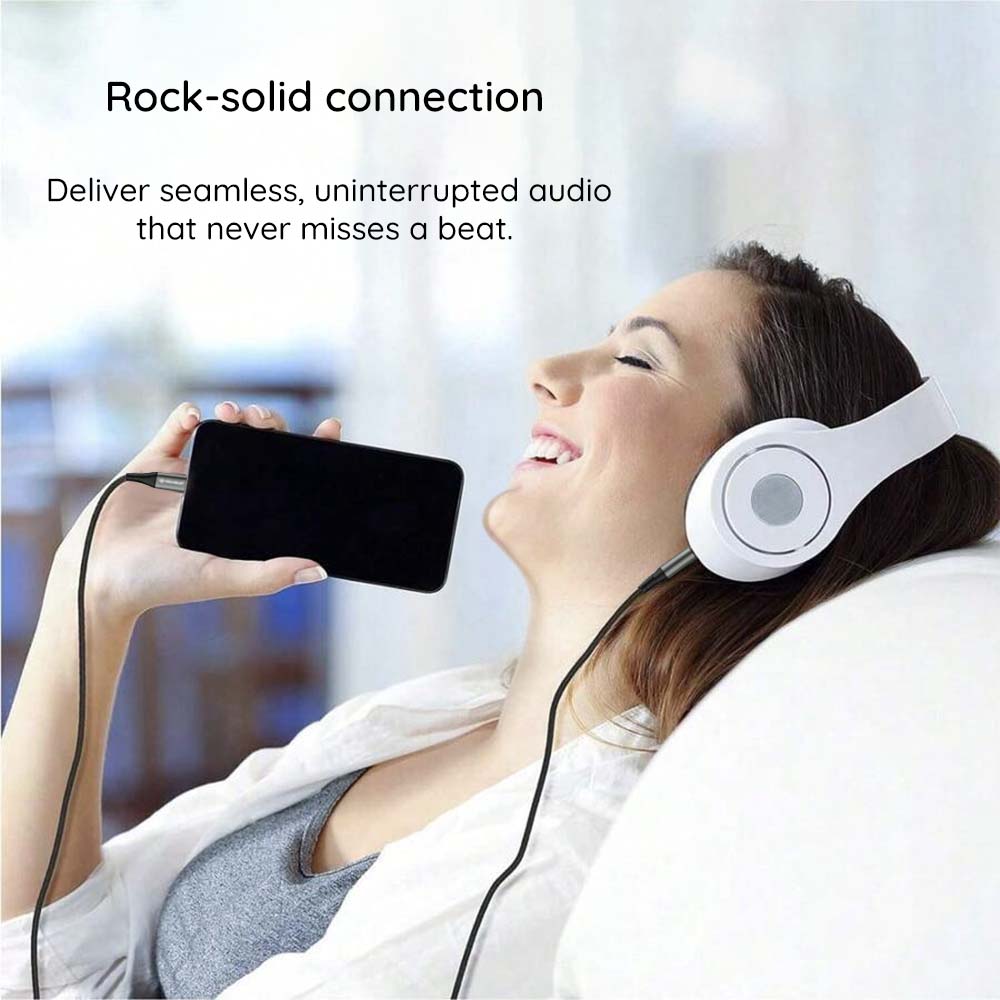 Adaptor Techsuit Premium Cable Adapter NexaSound (AC17), Lightning to 3.5mm Jack, Nylon Braided + Aluminum Alloy, 1m, Gri