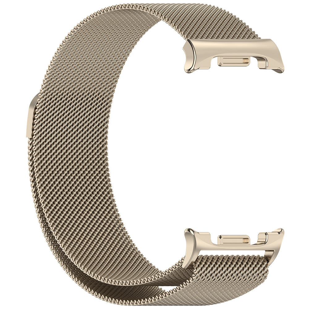 Curea smartwatch Techsuit Watchband (W009) compatibil cu Samsung Galaxy Watch8 40mm/Watch8 44mm/Watch8 Classic, Titanium Natural