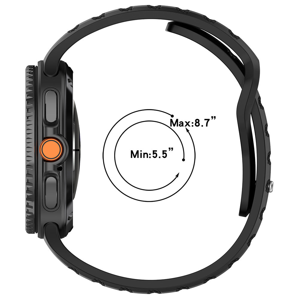 TechSuit Curea smartwatch Techsuit Watchband (W050) compatibil cu Samsung Galaxy Watch8 40mm/Watch8 44mm/Watch8 Classic,